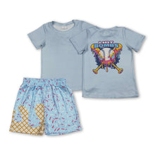Load image into Gallery viewer, Baseball top ice cream sprinkle shorts boys clothes