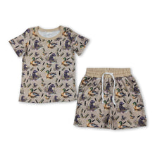 Load image into Gallery viewer, Short sleeves duck call top shorts kids boys outfits