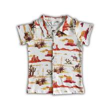 Load image into Gallery viewer, Short sleeve cactus baby boy polo shirt