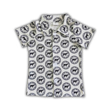 Load image into Gallery viewer, Short sleeve cows boy polo shirt