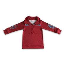 Load image into Gallery viewer, Aztec long sleeves kids boy western zipper pullover