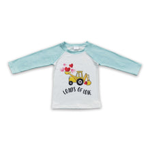 Load image into Gallery viewer, Loads of love truck kids boy Valentine's shirt