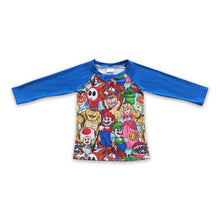 Load image into Gallery viewer, Blue long sleeves game boy shirt
