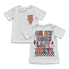 Load image into Gallery viewer, Smile kid life short sleeves baby kids shirt
