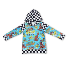 Load image into Gallery viewer, Plaid dog mystery long sleeves baby kids hoodie
