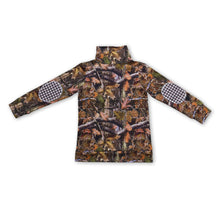 Load image into Gallery viewer, Deer plaid camo kids boy hunting pullover