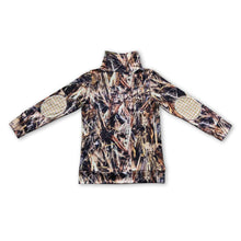 Load image into Gallery viewer, Dog plaid camo kids boy hunting pullover