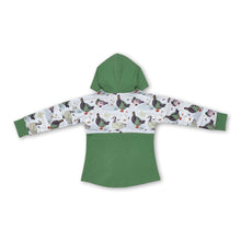 Load image into Gallery viewer, Duck green long sleeves kids hunting hoodie