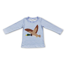 Load image into Gallery viewer, Duck stripe long sleeves kids boy shirt