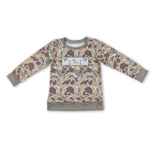 Load image into Gallery viewer, Duck deer camo long sleeves kids boy hunting shirt