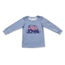 Load image into Gallery viewer, Long sleeves truck kids boy shirt
