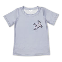 Load image into Gallery viewer, Grey short sleeves camo duck boy shirt