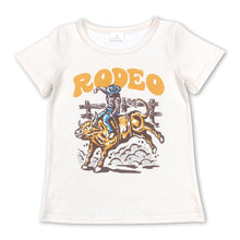 Load image into Gallery viewer, Short sleeves rodeo horse kids boys summer shirts