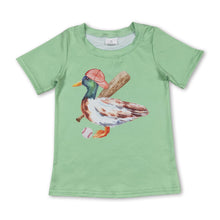 Load image into Gallery viewer, Short sleeves duck baseball boys shirt