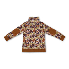 Load image into Gallery viewer, Long sleeves camo duck kids boys hunting pullover