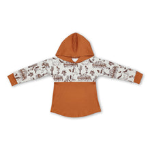 Load image into Gallery viewer, Horse cactus western kids boys hoodie