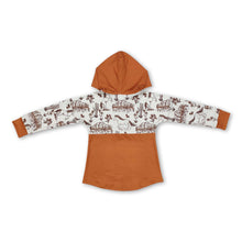 Load image into Gallery viewer, Horse cactus western kids boys hoodie