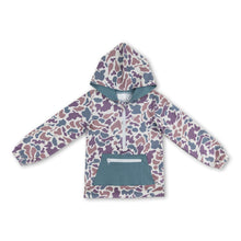 Load image into Gallery viewer, Long sleeves green camo pocket zipper boys hoodie