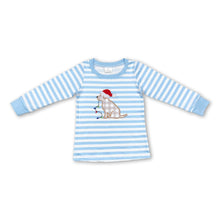 Load image into Gallery viewer, Long sleeves dog Christmas lighting kids boys shirt