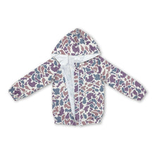 Load image into Gallery viewer, Green camo baby boys zipper hoodie jacket