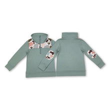 Load image into Gallery viewer, Long sleeves duck dog camo kids boys zipper pullover