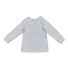 Load image into Gallery viewer, White cotton long sleeves baby kids shirt