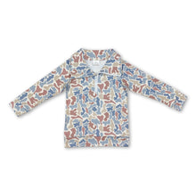 Load image into Gallery viewer, Long sleeves camo zipper kids boys pullover