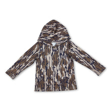 Load image into Gallery viewer, Long sleeves camo kids boys hoodie