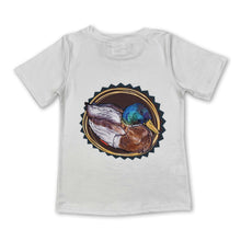 Load image into Gallery viewer, Short sleeves beige duck baby boy hunting shirt