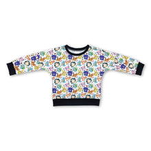 Load image into Gallery viewer, Black long sleeves turtle squirrel  kids boys shirt