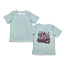 Load image into Gallery viewer, Short sleeves dog duck kids boys hunting shirt