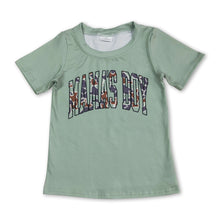 Load image into Gallery viewer, Short sleeves camo mama's boy kids summer shirt
