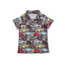 Load image into Gallery viewer, Short sleeves car cap kids boys summer polo shirt
