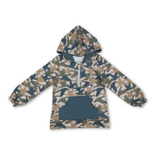 Load image into Gallery viewer, Long sleeves pocket duck pattern kids boys zipper hoodie