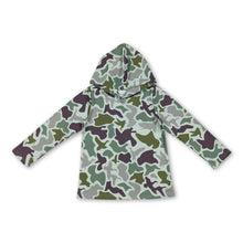 Load image into Gallery viewer, Long sleeves duck green camo kids boys hoodie