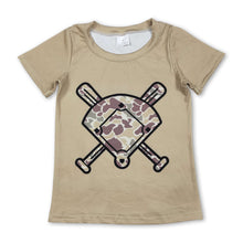 Load image into Gallery viewer, Short sleeves golf khaki camo kids boys T-shirt