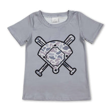 Load image into Gallery viewer, Short sleeves golf grey camo kids boys T-shirt