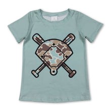 Load image into Gallery viewer, Mint short sleeves golf camo kids boys T-shirt