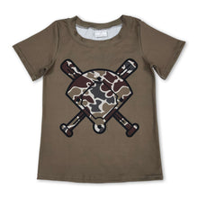 Load image into Gallery viewer, Short sleeves golf brown camo kids boys T-shirt