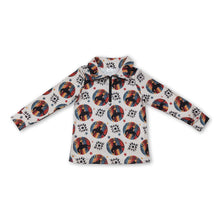 Load image into Gallery viewer, Long sleeves let's rodeo western boys zipper pullover