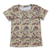 Load image into Gallery viewer, Short sleeves camo kids boys summer t-shirt