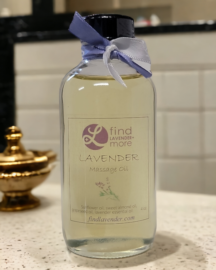 Lavender Massage Oil Natural Body Care Aromatherapy Essential Oil