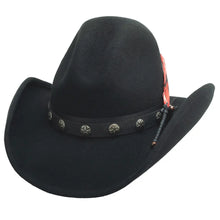Load image into Gallery viewer, Bullhide Burn The Breeze - Wool Felt Cowboy Hat