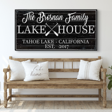 Load image into Gallery viewer, Family Lake House Paddle Sign II
