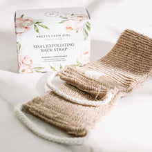 Load image into Gallery viewer, Sisal Back Exfoliating Strap