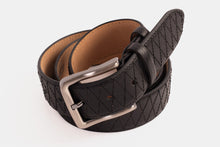 Load image into Gallery viewer, The Adler Black Leather Belt