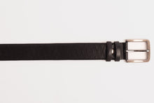 Load image into Gallery viewer, The Adler Black Leather Belt