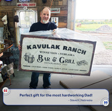 Load image into Gallery viewer, Bar and Grill Sign VIII