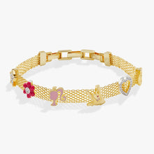 Load image into Gallery viewer, Barbie™ Multicharm Mesh Chain Bracelet