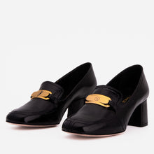 Load image into Gallery viewer, The Victoria Black Leather Block Heel Pump Women Shoe